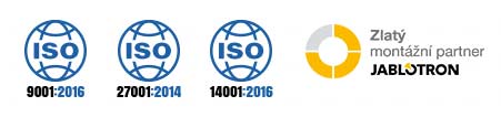 Certifikát zabezpečení domu Jablotron montážní partner